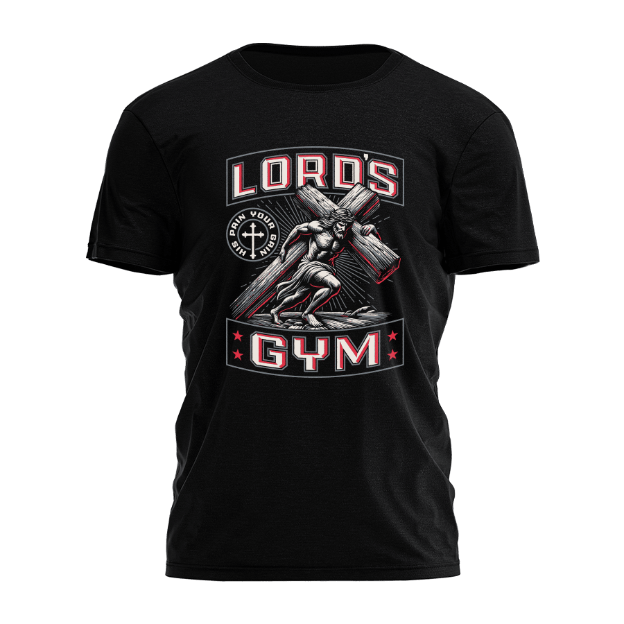 Lords Gym Shirt Christian Graphic Tees Faith Apparel Gifts For Jesus Lovers