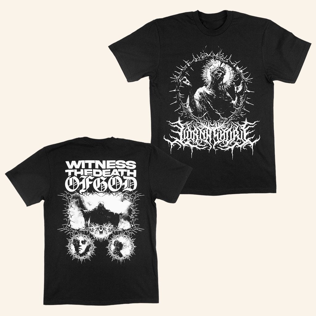 Lorna Shore Merch 2025 Witness The Death Of God Black T-Shirt Christmas Gifts For Men Lorna Shore Merch 2025 Witness The Death Of God Black T-Shirt Christmas Gifts For Men