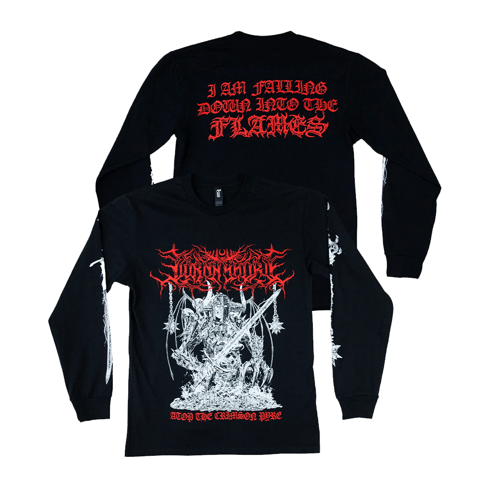 Lorna Shore Merch Lorna Shore Crimson Pyre Long Sleeve Shirt First Fathers Day Gift for Brother Lorna Shore Merch Lorna Shore Crimson Pyre Long Sleeve Shirt First Fathers Day Gift for Brother