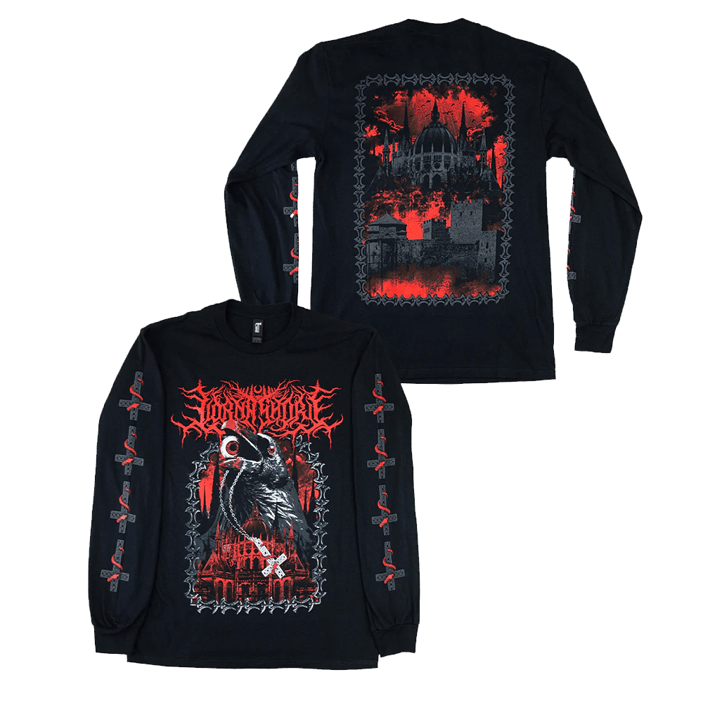 Lorna Shore Merch Lorna Shore Crow Long Sleeve Shirt Top Father's Day Gifts Gift for Dad