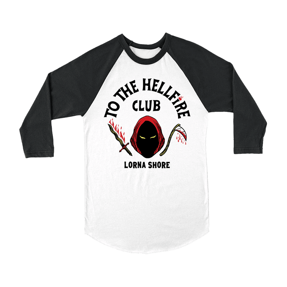 Lorna Shore Merch Lorna Shore Hellfire Club Raglan Shirt Good Mothers Day Gifts Lorna Shore Merch Lorna Shore Hellfire Club Raglan Shirt Good Mothers Day Gifts