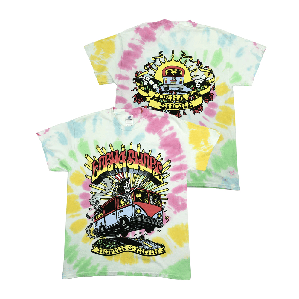 Lorna Shore Merch Lorna Shore Trippin And Riffin Tie Dye Shirt Good Mothers Day Gifts