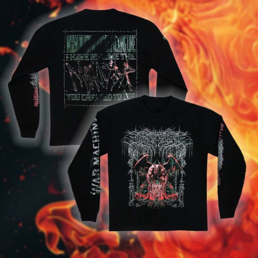 Lorna Shore Merch War Machine Long Sleeve Shirt Music Gift Ideas For Guys Lorna Shore Merch War Machine Long Sleeve Shirt Music Gift Ideas For Guys