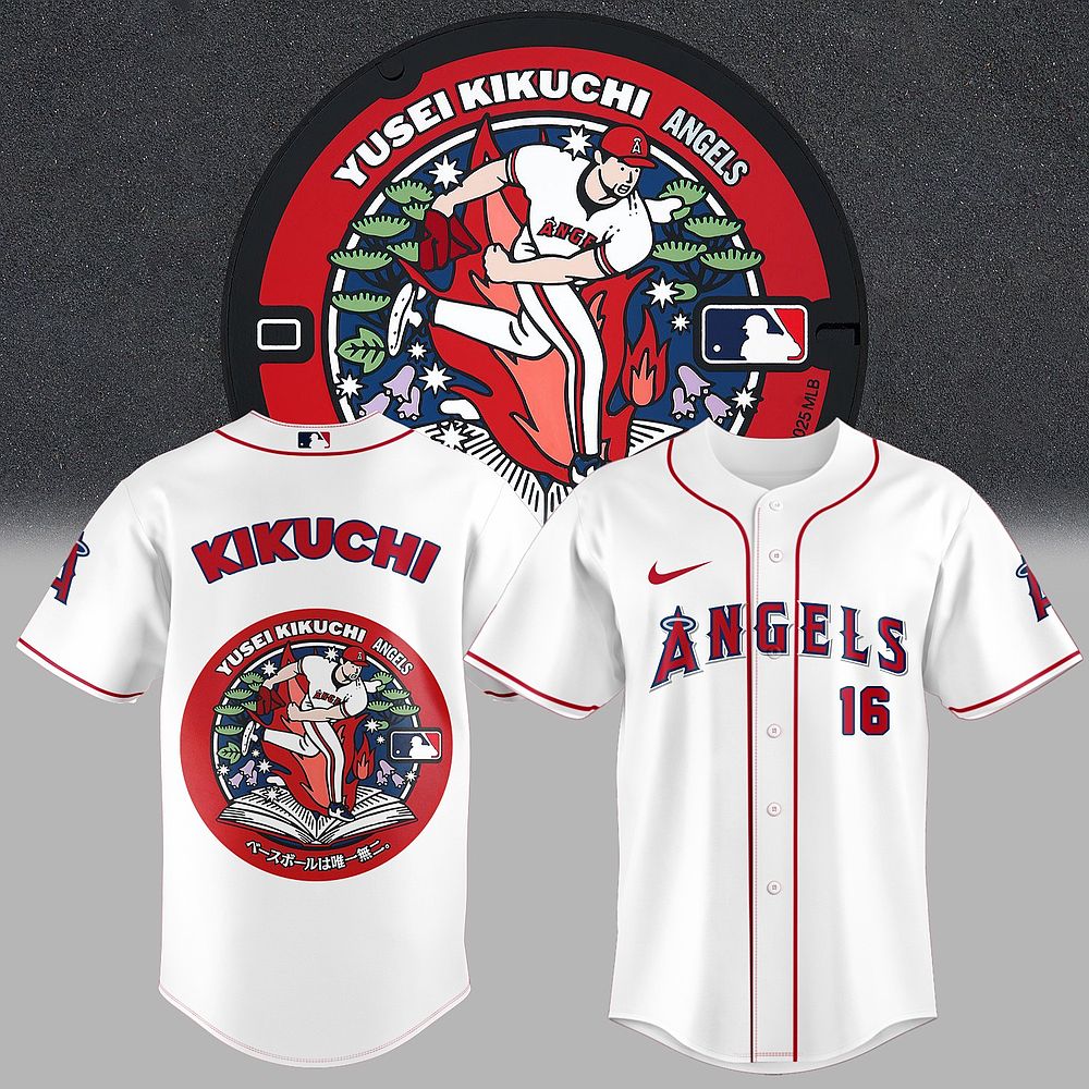 Los Angeles Angels Kikuchi 2025 MLB Japan Rising Stars Jersey Best Gift For Baseball Fans