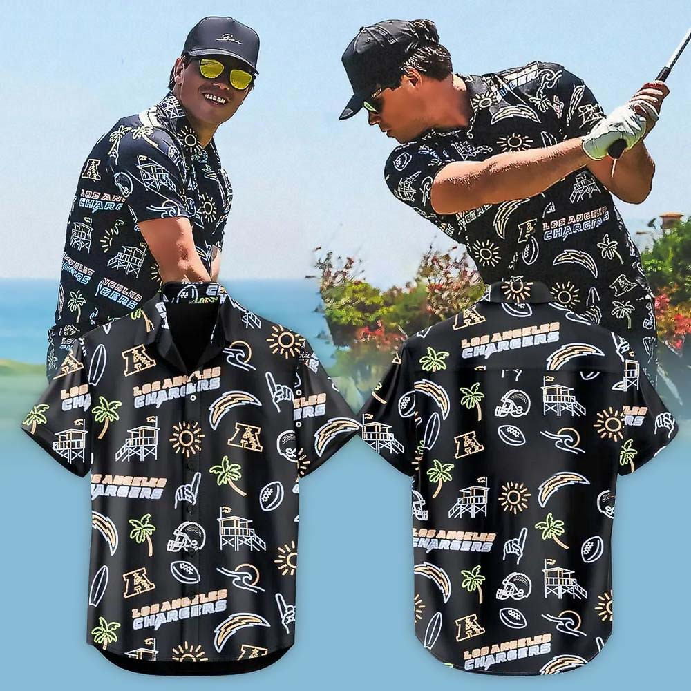 Los Angeles Chargers Summer Limited Edition Hawaiian Shirt Gifts For Dad