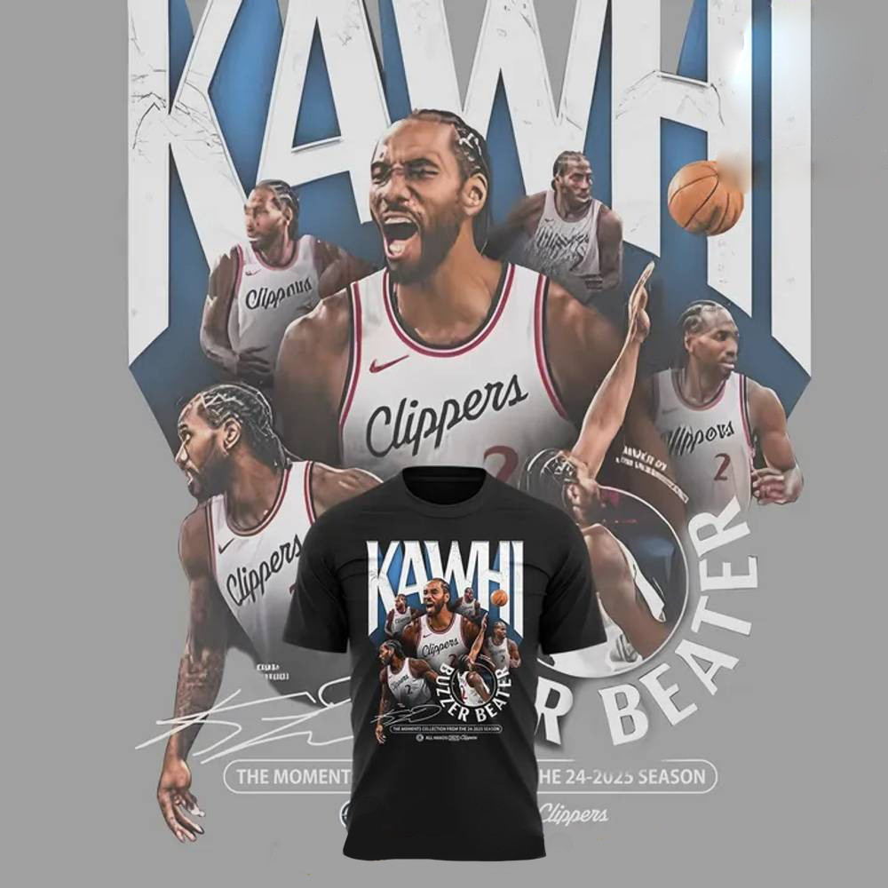 Los Angeles Clippers Free Moments Collections Kawhi T-Shirt Great Gifts For Basketball Fans Lovers