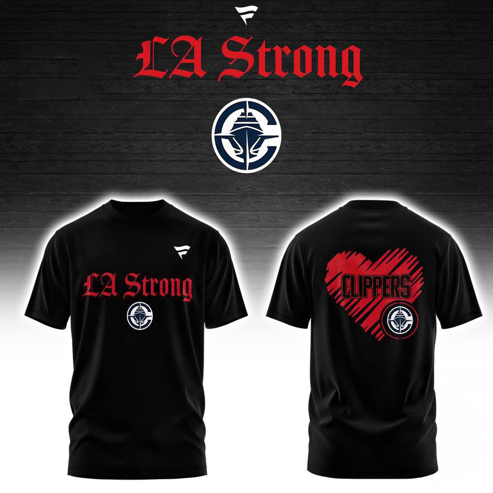 Los Angeles Clippers LA Strong Shirt Gifts For Basketball Fans
