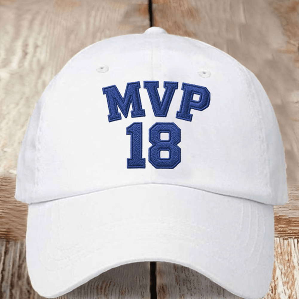 Los Angeles Dodgers 2025 Hat Mvp 18 Baseball Cap Gifts For Baseball Players