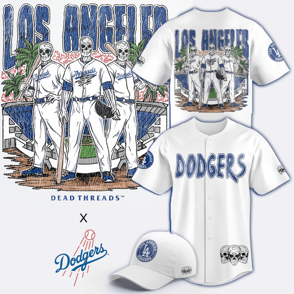 Los Angeles Dodgers Dead Threads Limited Edition Baseball Jersey Fan Gifts