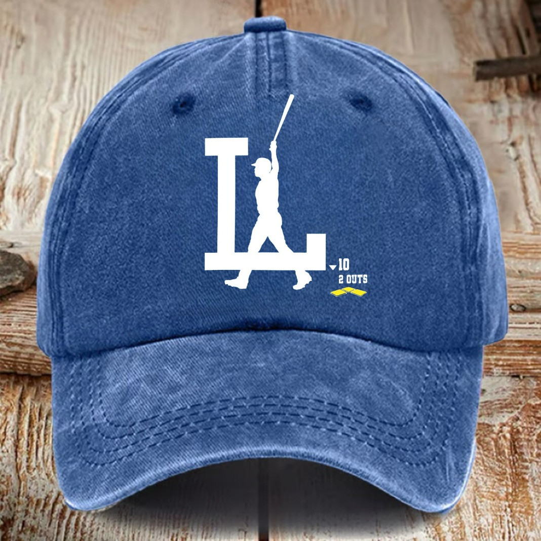 Los Angeles Dodgers Grand Slam 10 2 Hat Baseball Cap Merch Gifts For Dodgers Fans