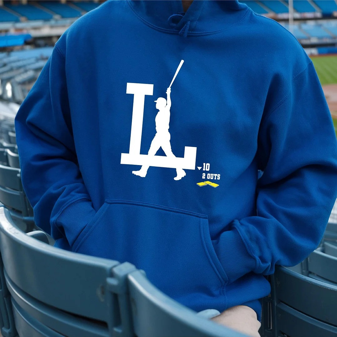 Los Angeles Dodgers Grand Slam 10 2 Out Hoodie Best Gifts For Dodgers Fans