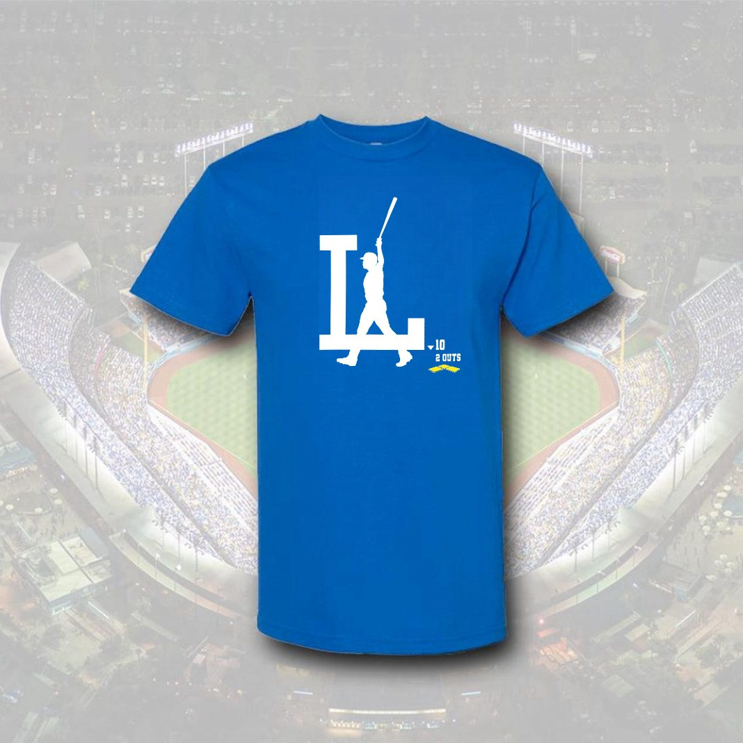 Los Angeles Dodgers Grand Slam 10 2 Out T-Shirt Mens Gifts For Dodgers Fans