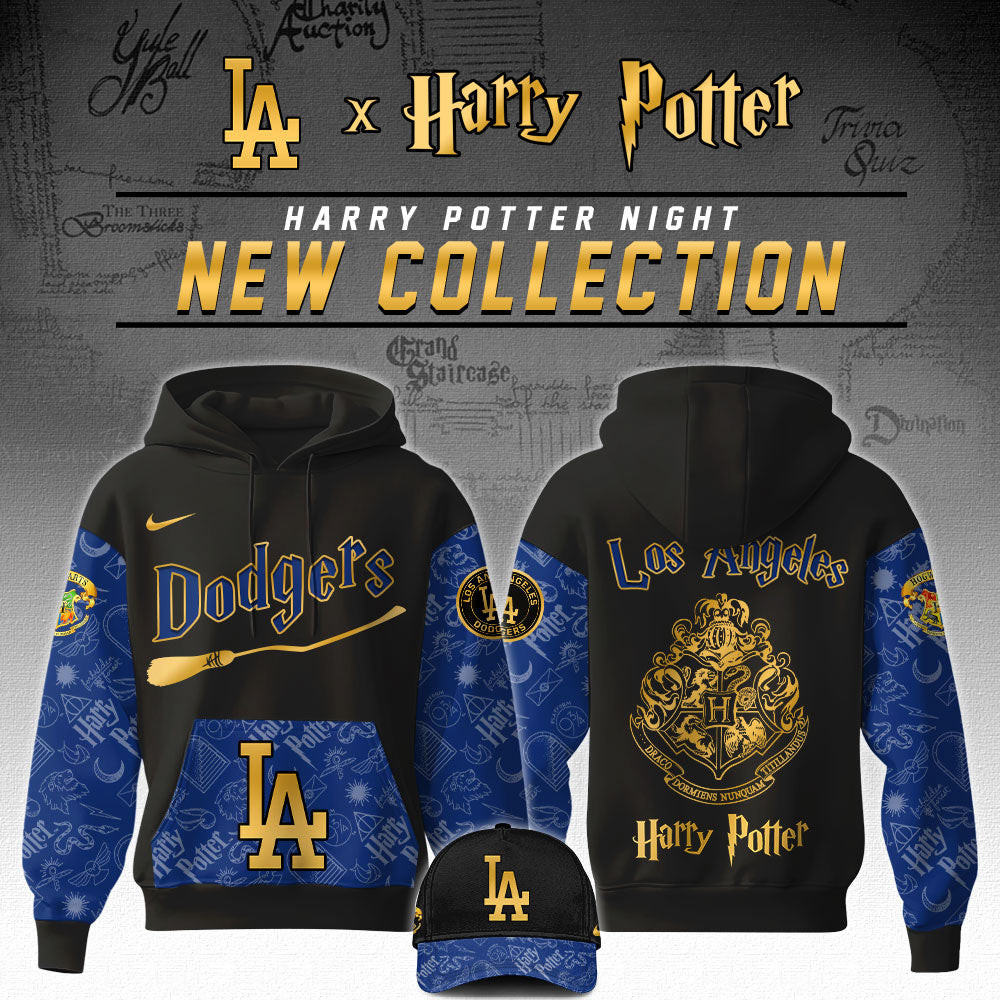 Los Angeles Dodgers Harry Potter Hoodie Presents For Baseball Fans
