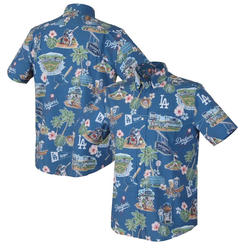 Los Angeles Dodgers Hawaiian Shirt Dodgers Aloha Shirt Apparel Baseball Fan Gift Ideas