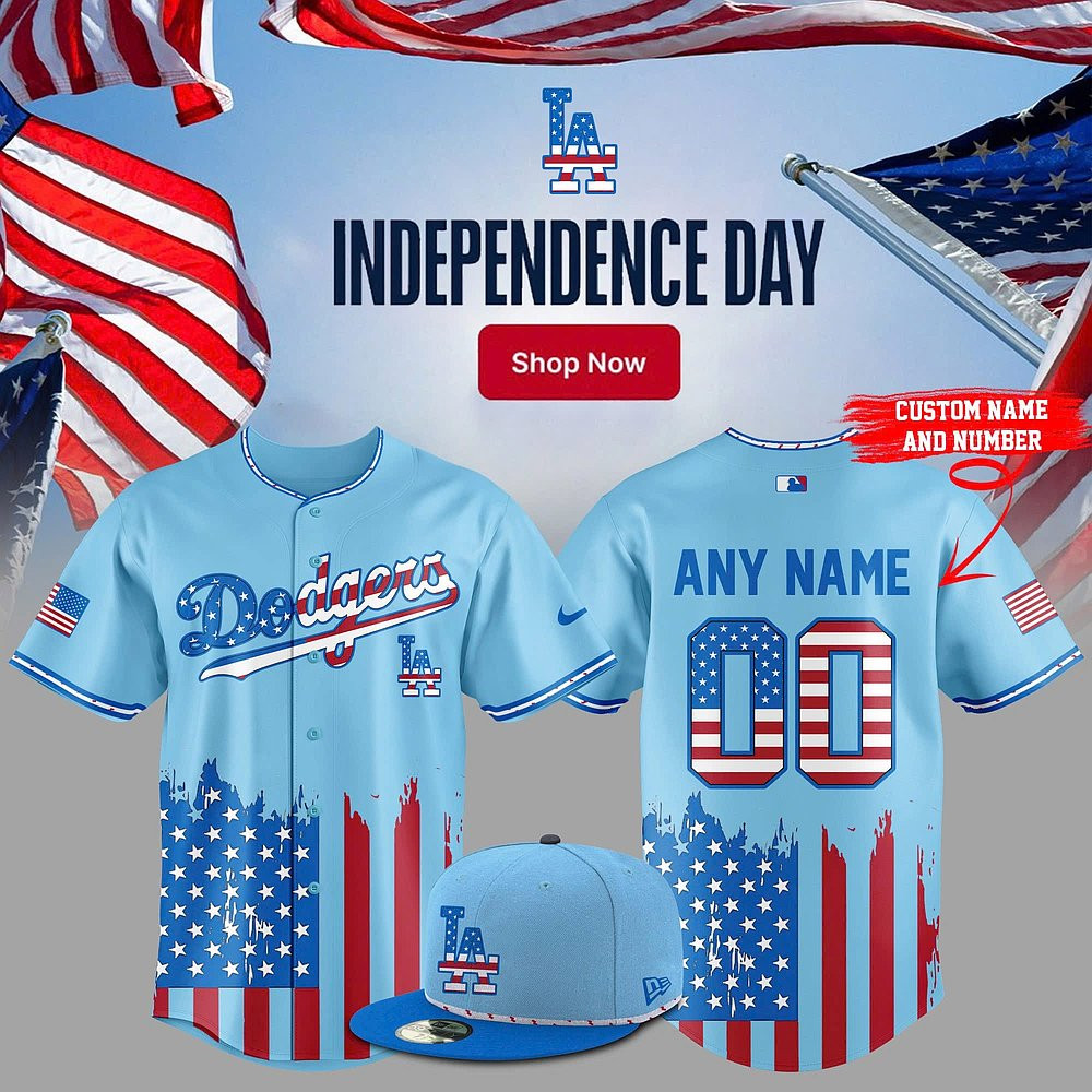 Los Angeles Dodgers Independence Day Baseall Jersey Best Gift Ideas For Baseball Fans
