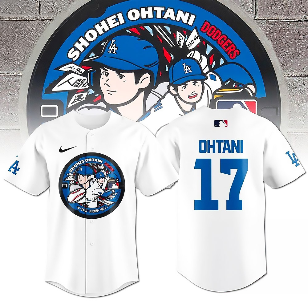 Los Angeles Dodgers Japan Rising Stars Shohei Ohtani 2025 Jersey Best Gift For Baseball Lovers