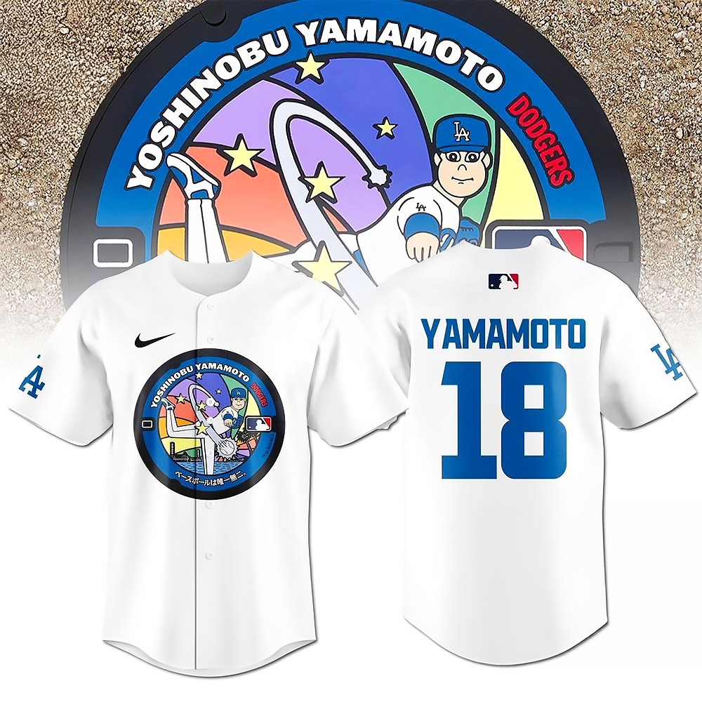 Los Angeles Dodgers Japan Rising Stars Yoshinobu Yamamoto 2025 Jersey Best Gift For Baseball Supporters