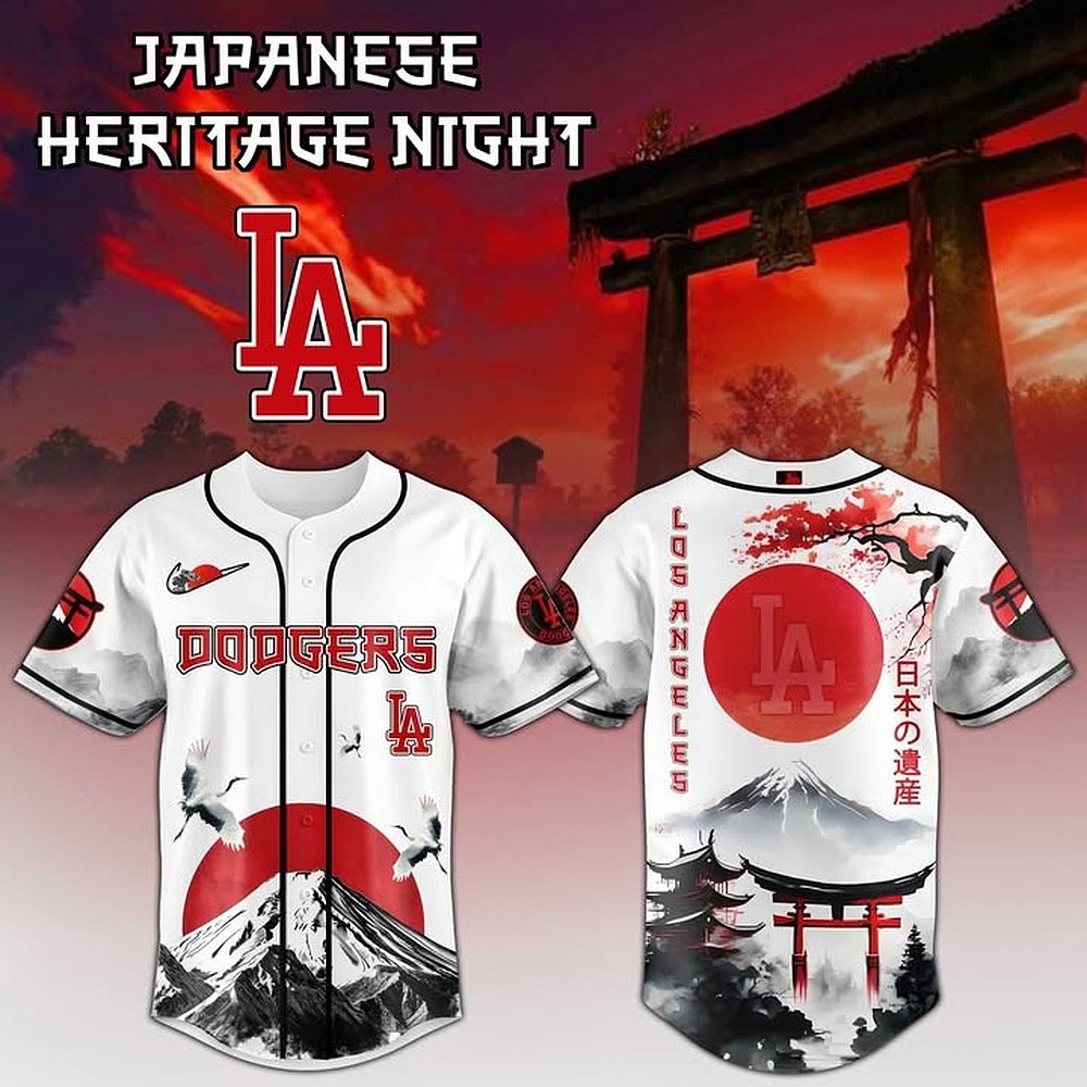 Los Angeles Dodgers Japanese Heritage Night Jersey For Dodgers Fans