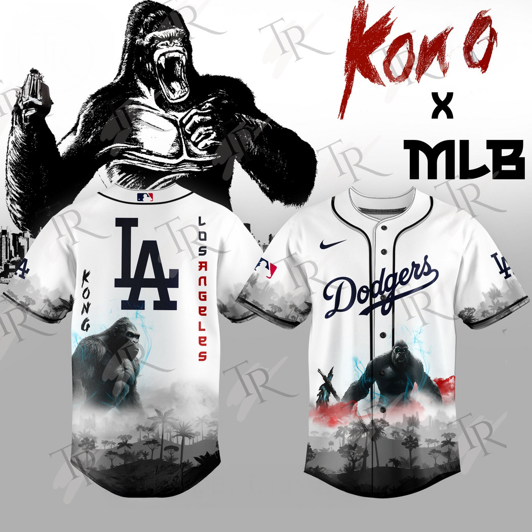Los Angeles Dodgers Kong 2025 Limited Edition Baseball Jersey Baseball Gifts Ideas