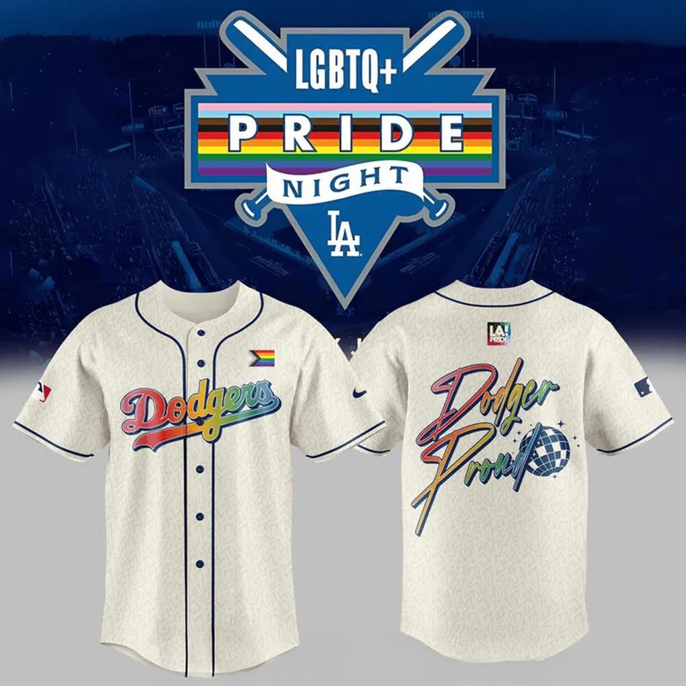 Los Angeles Dodgers LGBTQ+ Pride Night 2025 Special Jersey Presents For Basketball Fans