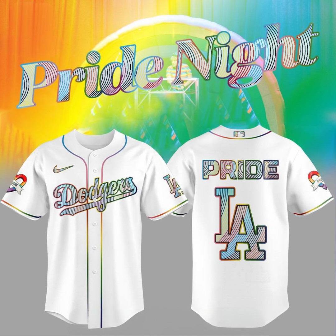 Los Angeles Dodgers LGBTQ Pride Night 2025 Jersey Pride Month Merch Gift For Dodgers Lovers