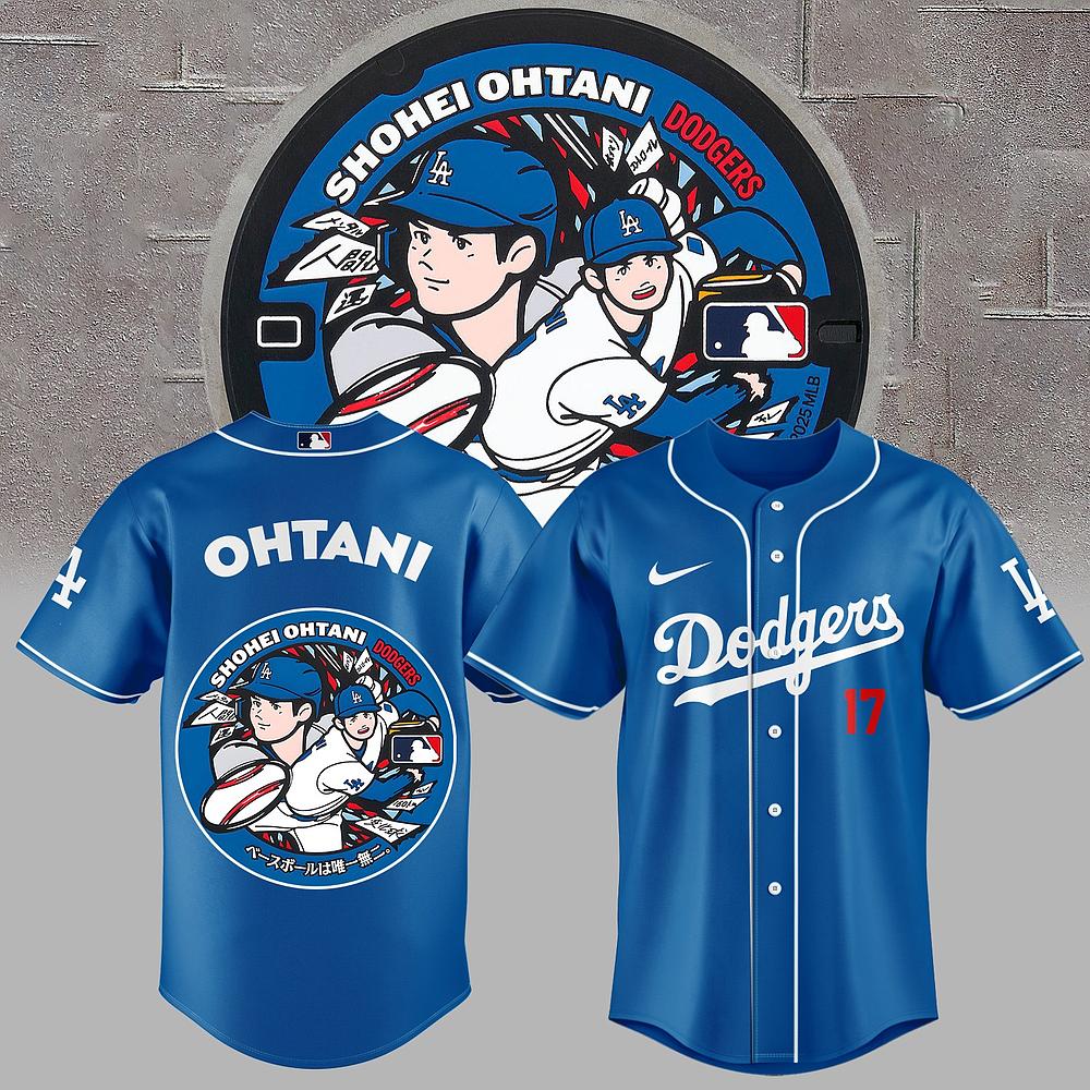 Los Angeles Dodgers Ohtani 2025 MLB Japan Rising Stars Jersey Best Gift For Baseball Lovers