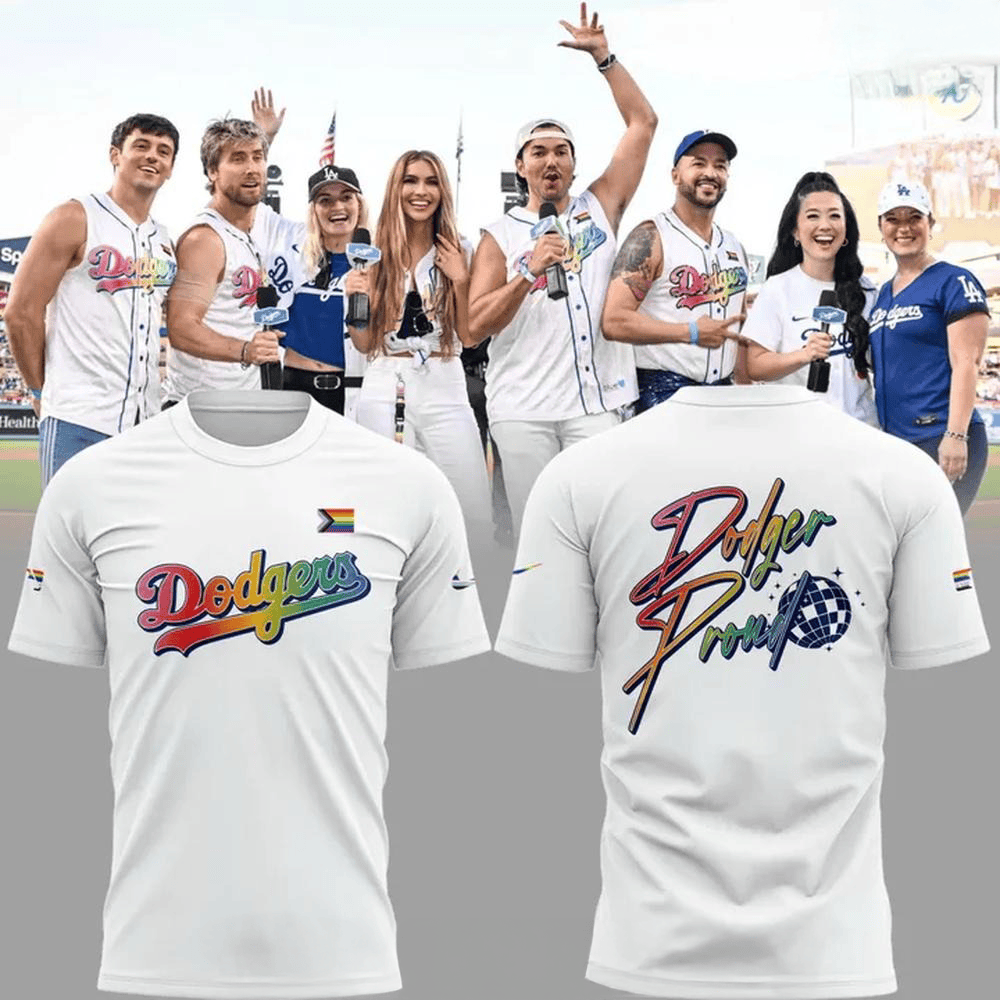 Los Angeles Dodgers Pride Night 2025 T-Shirt Gifts For Baseball Lovers