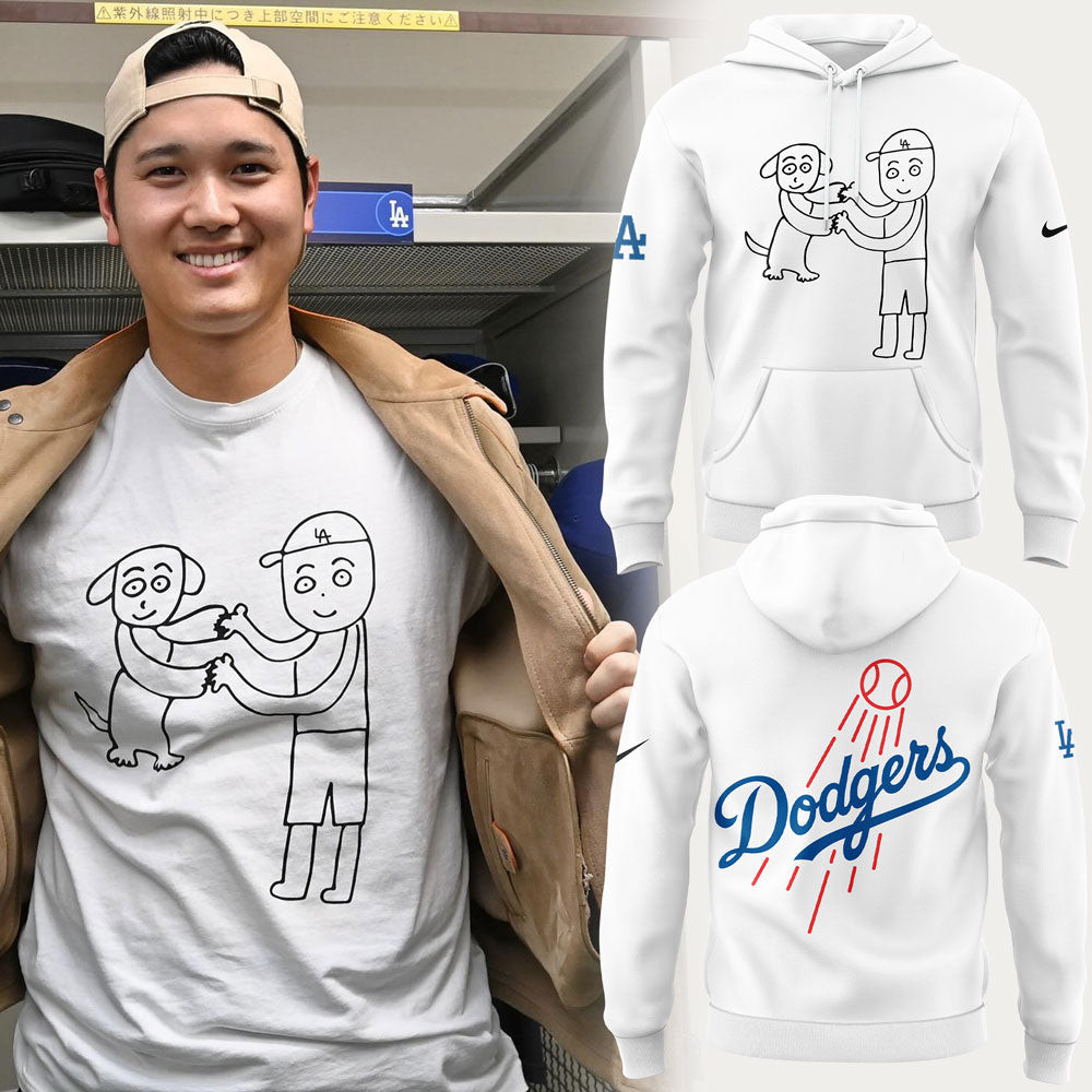 Los Angeles Dodgers Shohei Ohtani And Decopin Hoodie Gifts For Dodgers Fans