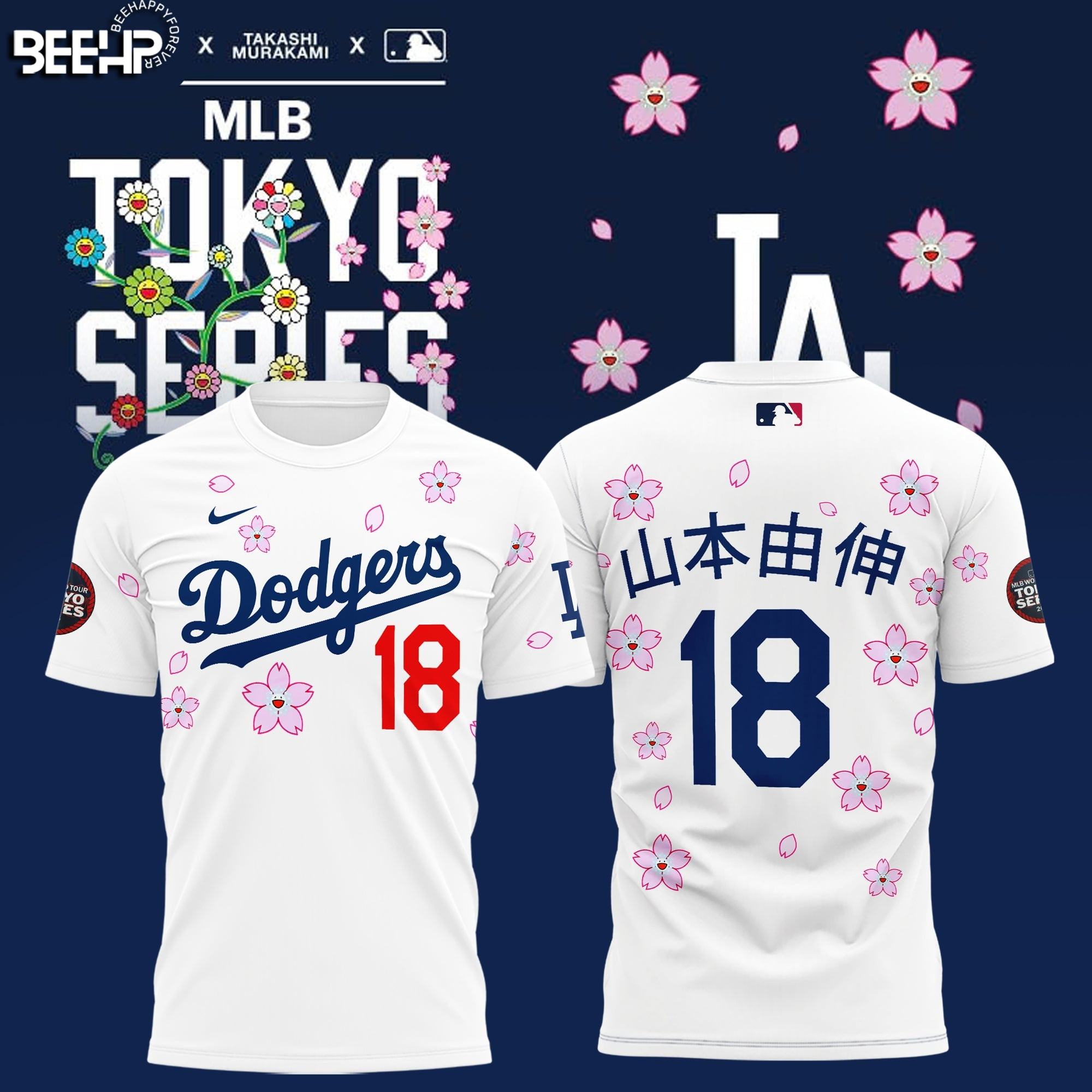 Los Angeles Dodgers Takashi Murakami 2025 T-Shirt Baseball Lover Gift Ideas