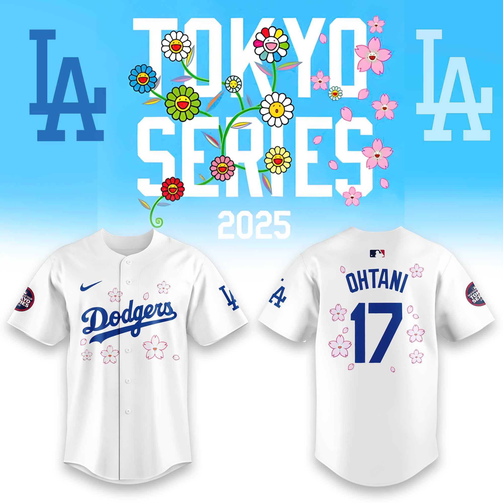 Los Angeles Dodgers Tokyo Series 2025 Baseball Jersey Unique Gifts For Baseball Fans