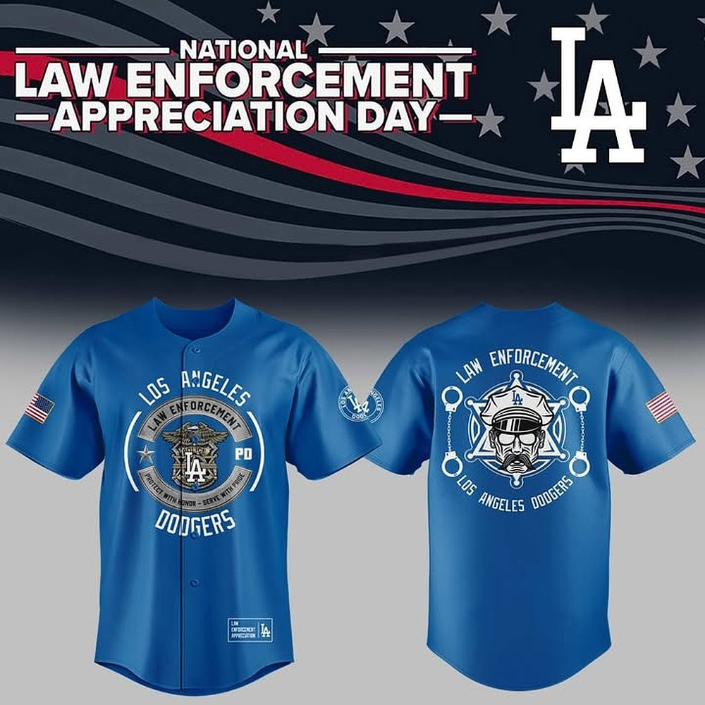 Los Angeles Dodgers x Law Enforcement Appreciation Day 2025 Jersey Special Gift For Baseball Supporters