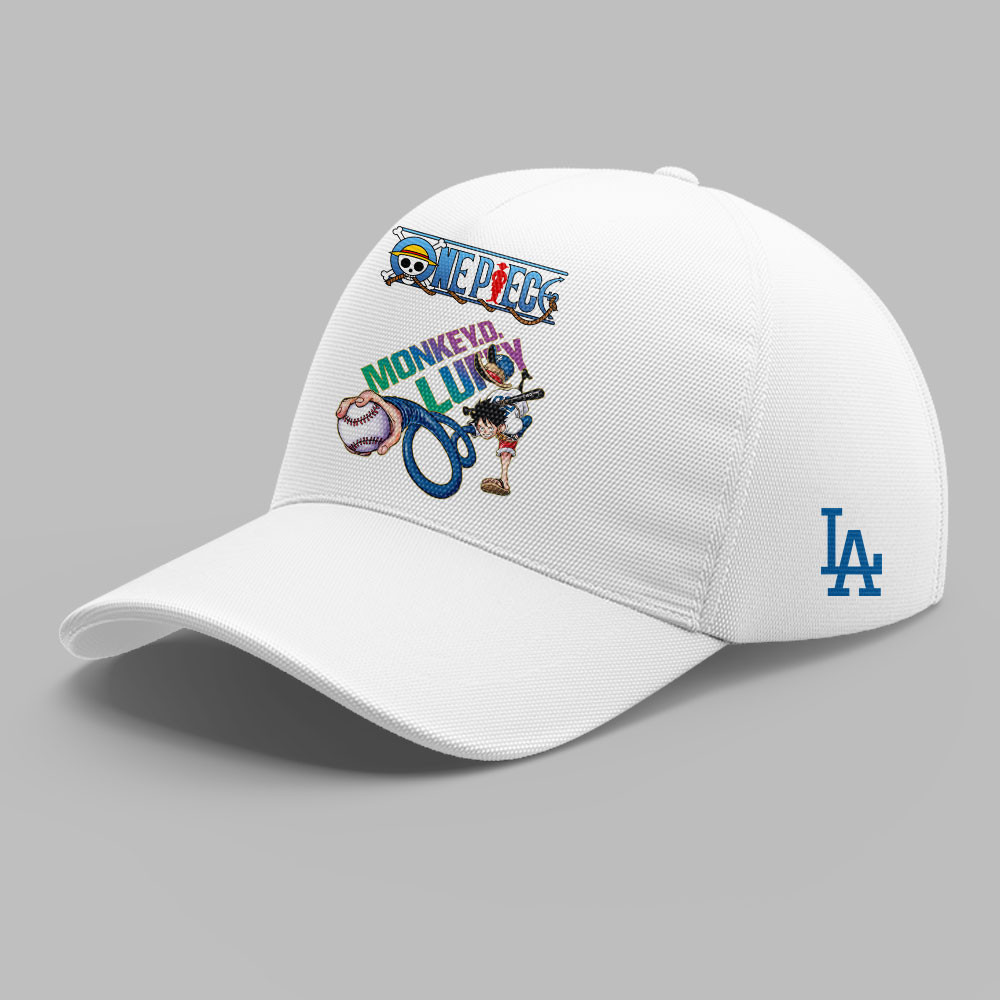 Los Angeles Dodgers x ONE PIECE Night Hat Best Gifts For Baseball Fans