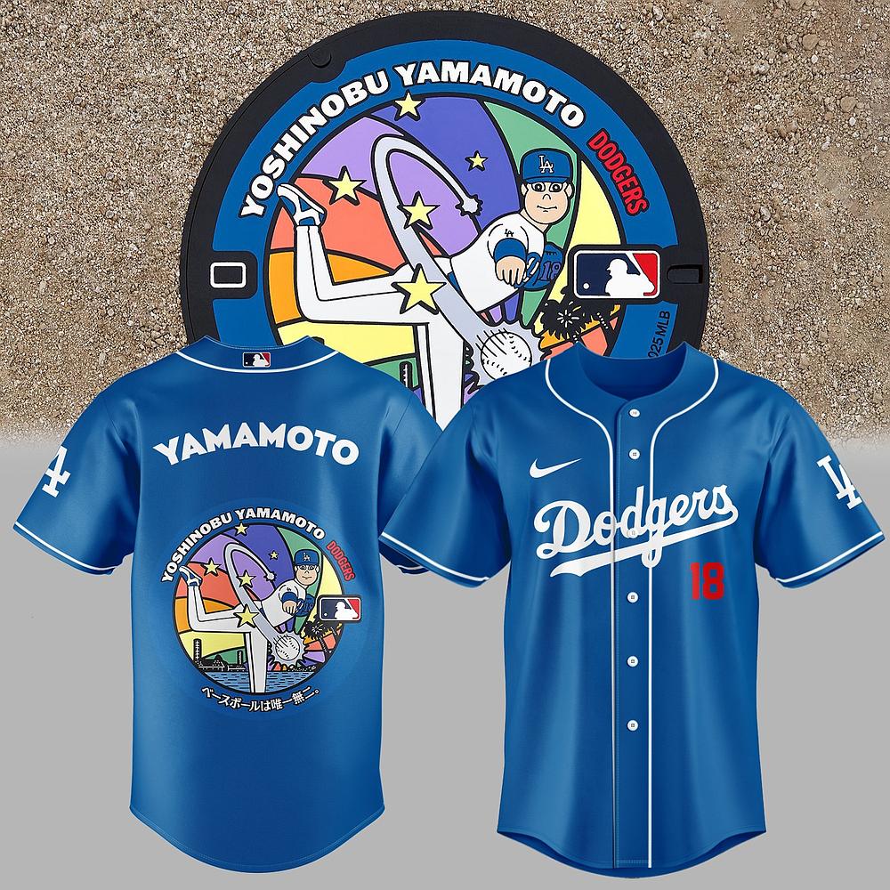Los Angeles Dodgers Yamamoto 2025 MLB Japan Rising Stars Jersey Best Gift For Baseball Fans