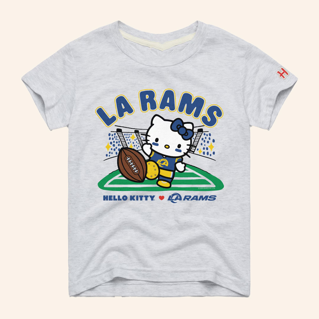 Los Angeles Football Merch Homage Hello Kitty X LA Football Kickoff T-Shirt Football Fans Gifts