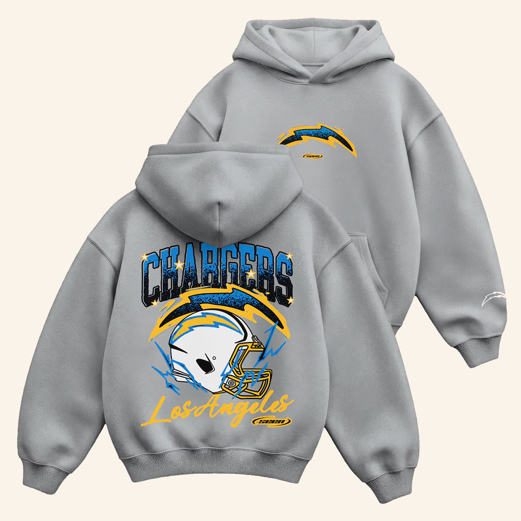 Los Angeles Football Merch Seen X LA Football Voltage Vintage Hoodie Best Football Gifts