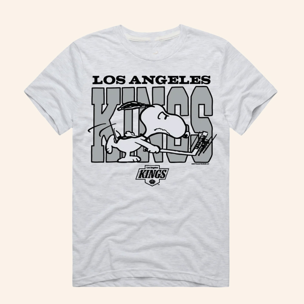 Los Angeles Hockey x The Peanuts Snoopy T-Shirt Fan Merch Gifts For Brothers