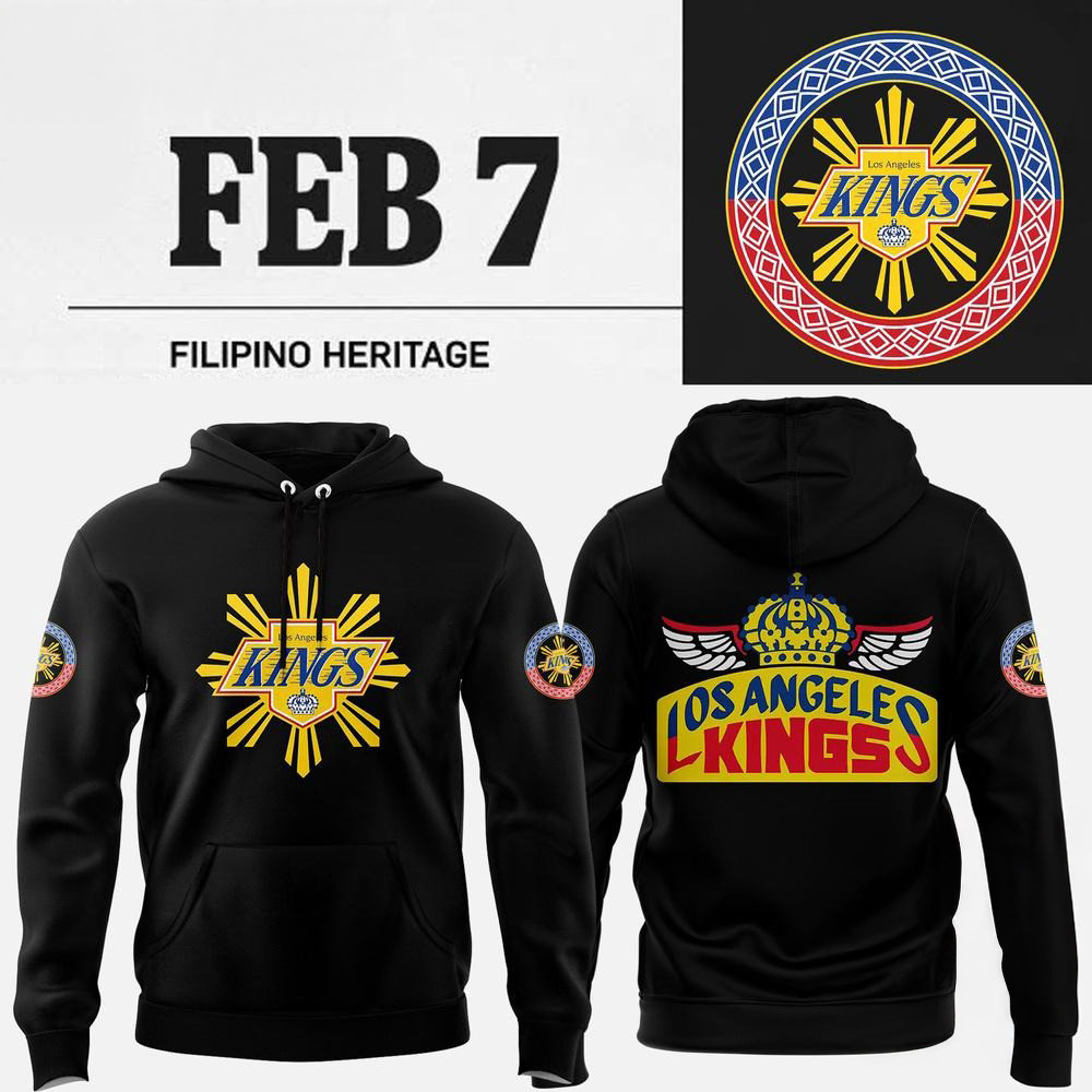 Los Angeles Kings Filipino Heritage Night Hoodie Gifts For Hockey Fan