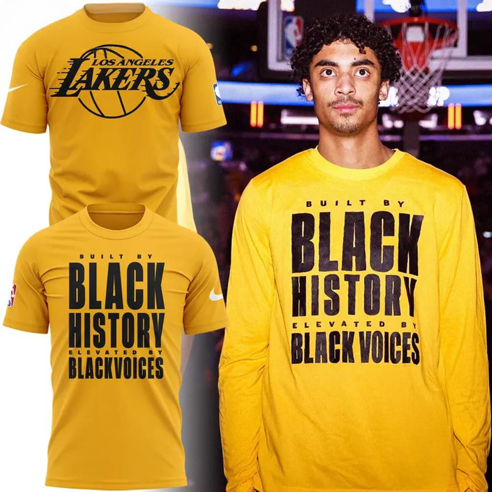 Los Angeles Lakers Black Excellence New Shirt Basketball Lover Fans Gifts