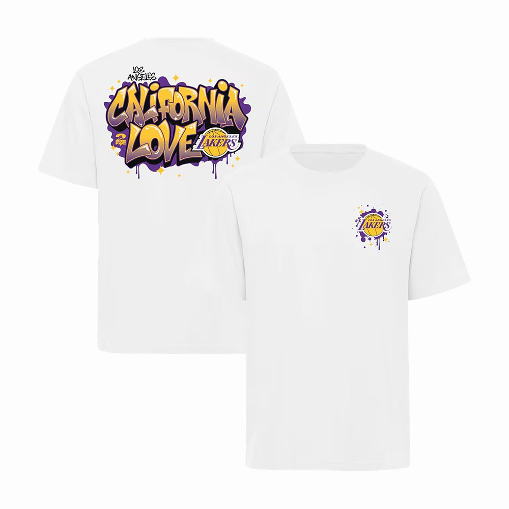 Los Angeles Lakers Sportiqe x 2PAC California Love T-Shirt Los Angeles Lakers Merch Basketball Gears