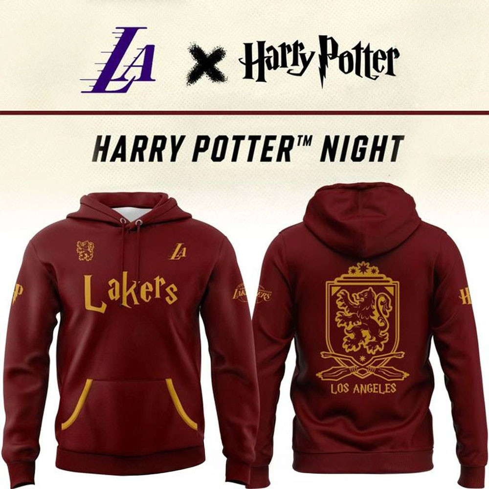 Los Angeles Lakers x Harry Potter Night Special Hoodie Basketball Enthusiast Gifts