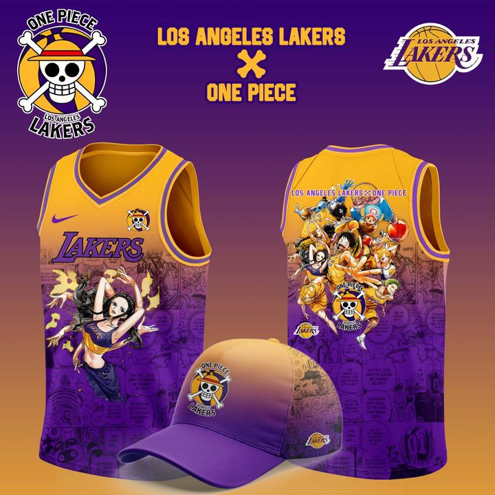 Los Angeles Lakers X Nico Robin One Piece Basketball Jersey Gifts For Basketball Fan