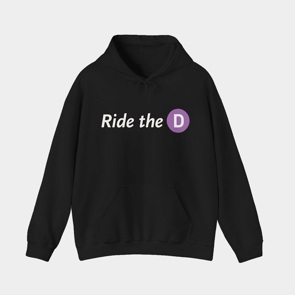 Los Angeles Metro Ride The D Hoodie Mother's Day Gifts For Wife
