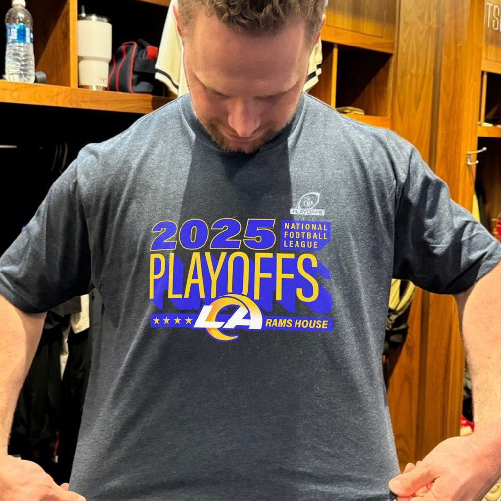 Los Angeles Rams 2025 Nfl Playoffs Ready T Shirt