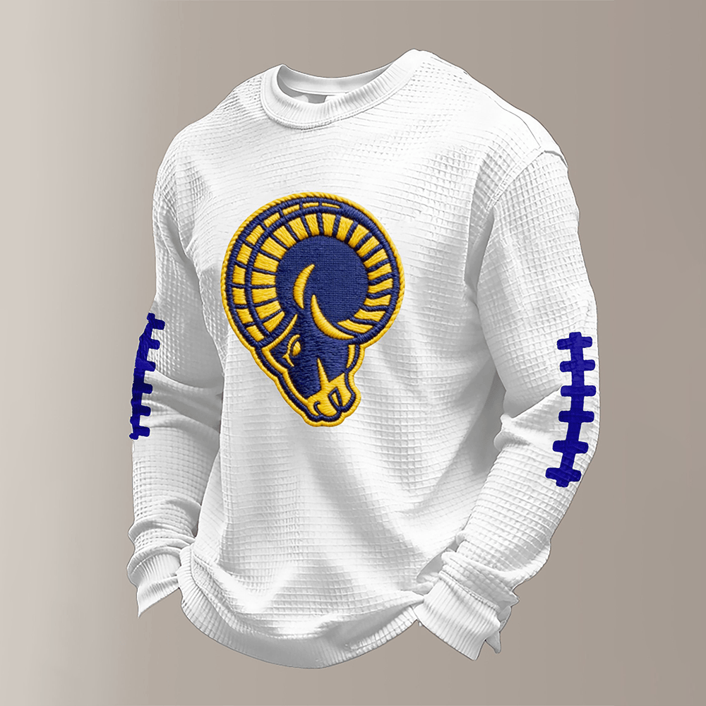 Los Angeles Rams Apparel Football Long Sleeve Shirt Game Day Trendy Clothing Football Gifts