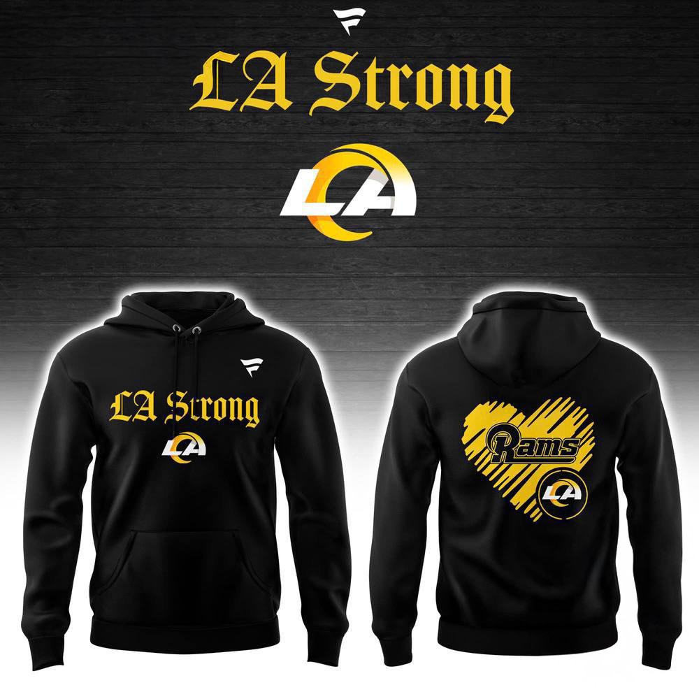 Los Angeles Rams Fire Department Hoodie Gifts For Football Lovers