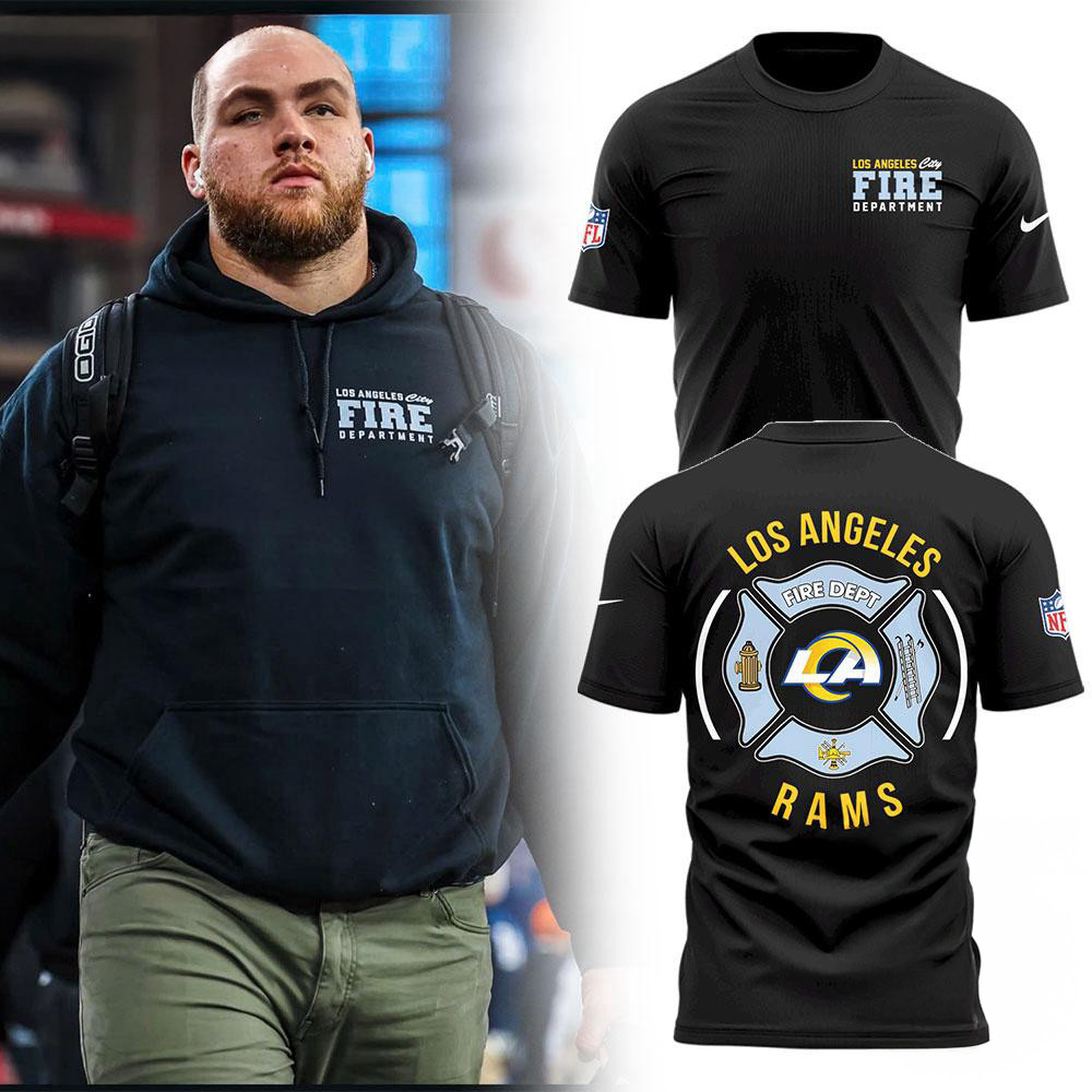 Los Angeles Rams Fire Department Shirt Gifts For Football Lovers