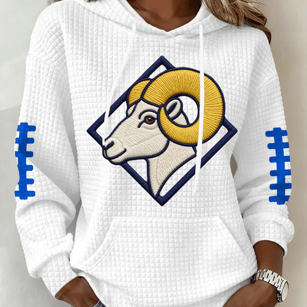 Los Angeles Rams Football Hoodie Game Day Merchandise Los Angeles Rams Lover Gifts
