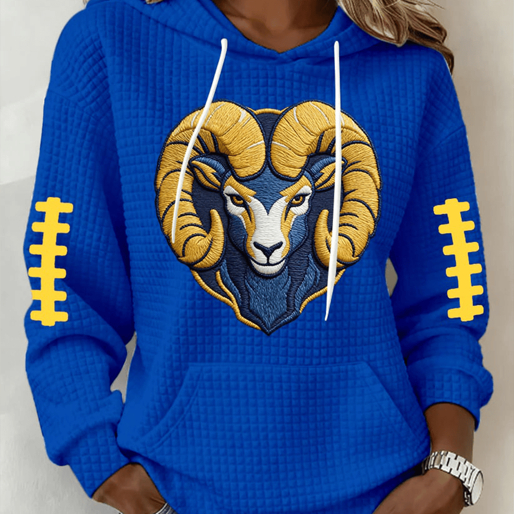 Los Angeles Rams Game Day Hoodie Football Merch Los Angeles Rams Clothing Line