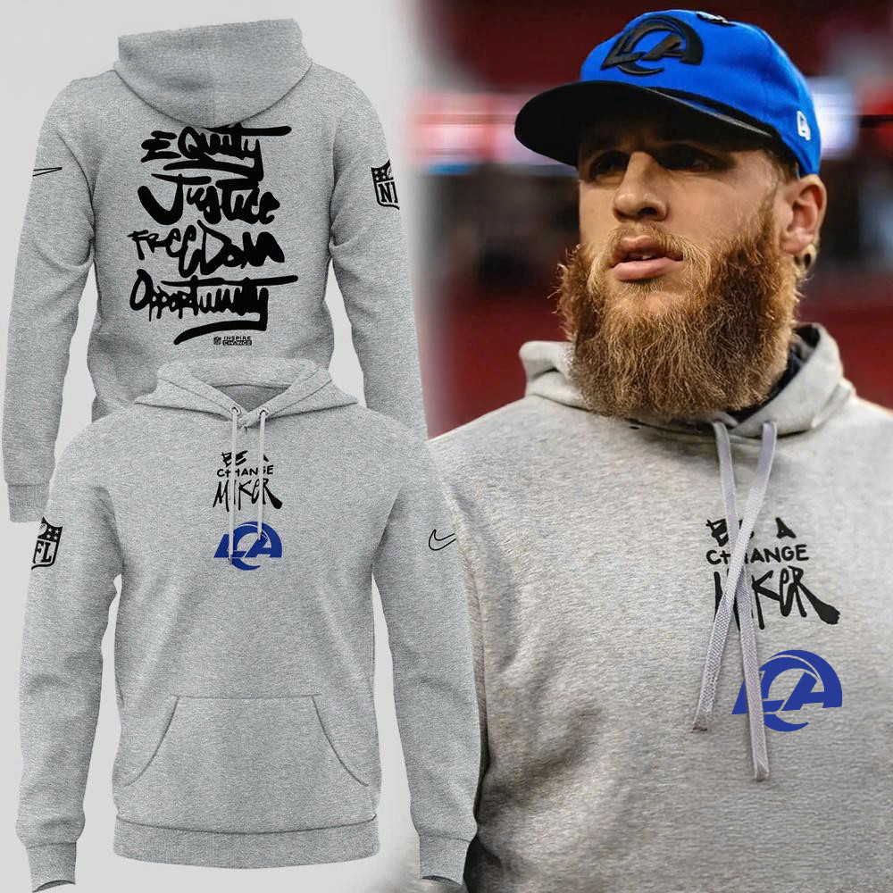 Los Angeles Rams Inspire Change Hoodie Best Gifts For Football Fans