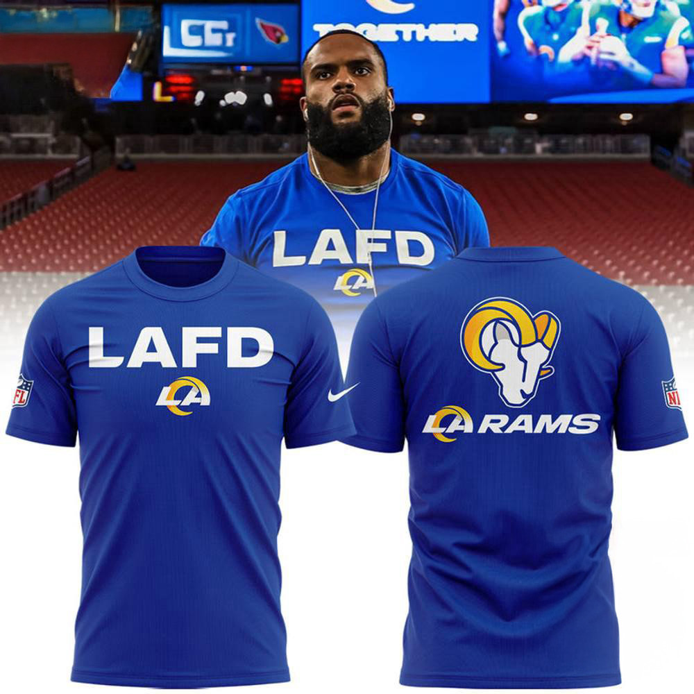 Los Angeles Rams LAFD Shirt Gifts For Football Fan